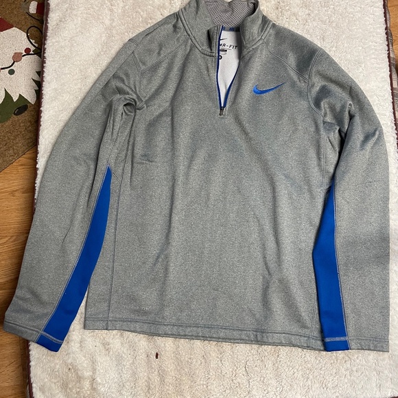 Mens Nike Athletic Material Quarter Zip - Picture 1 of 3